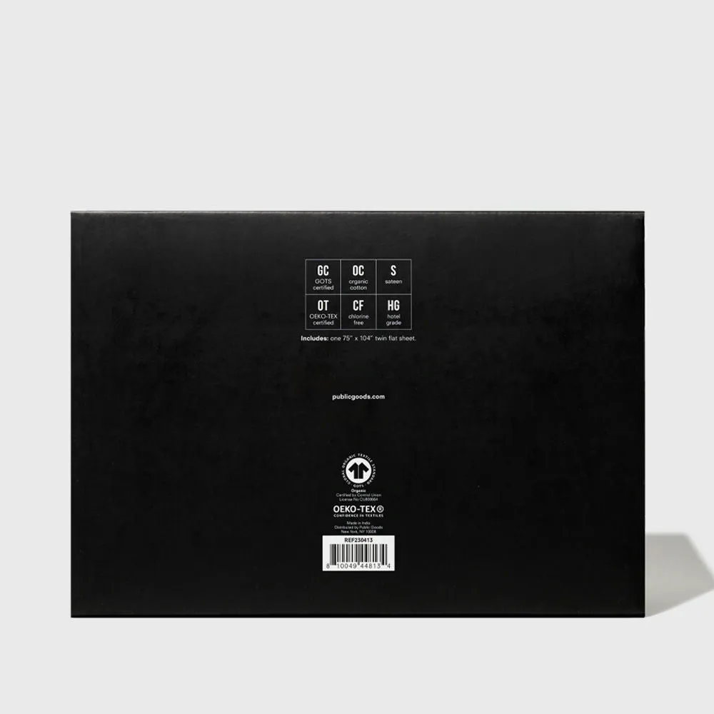 Organic Twin Flat Sheet