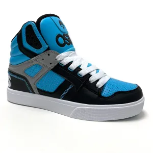 OSIRIS SHOES CLONE BLACK GREY LIGHT BLUES LADIES TRAINERS