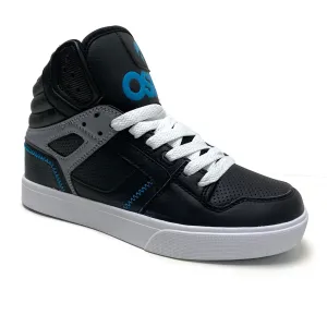 OSIRIS SHOES CLONE BLACK TEAL GREY LADIES TRAINERS