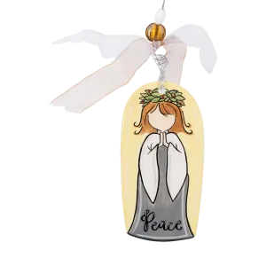 PEACE ANGEL FLAT ORNAMENT