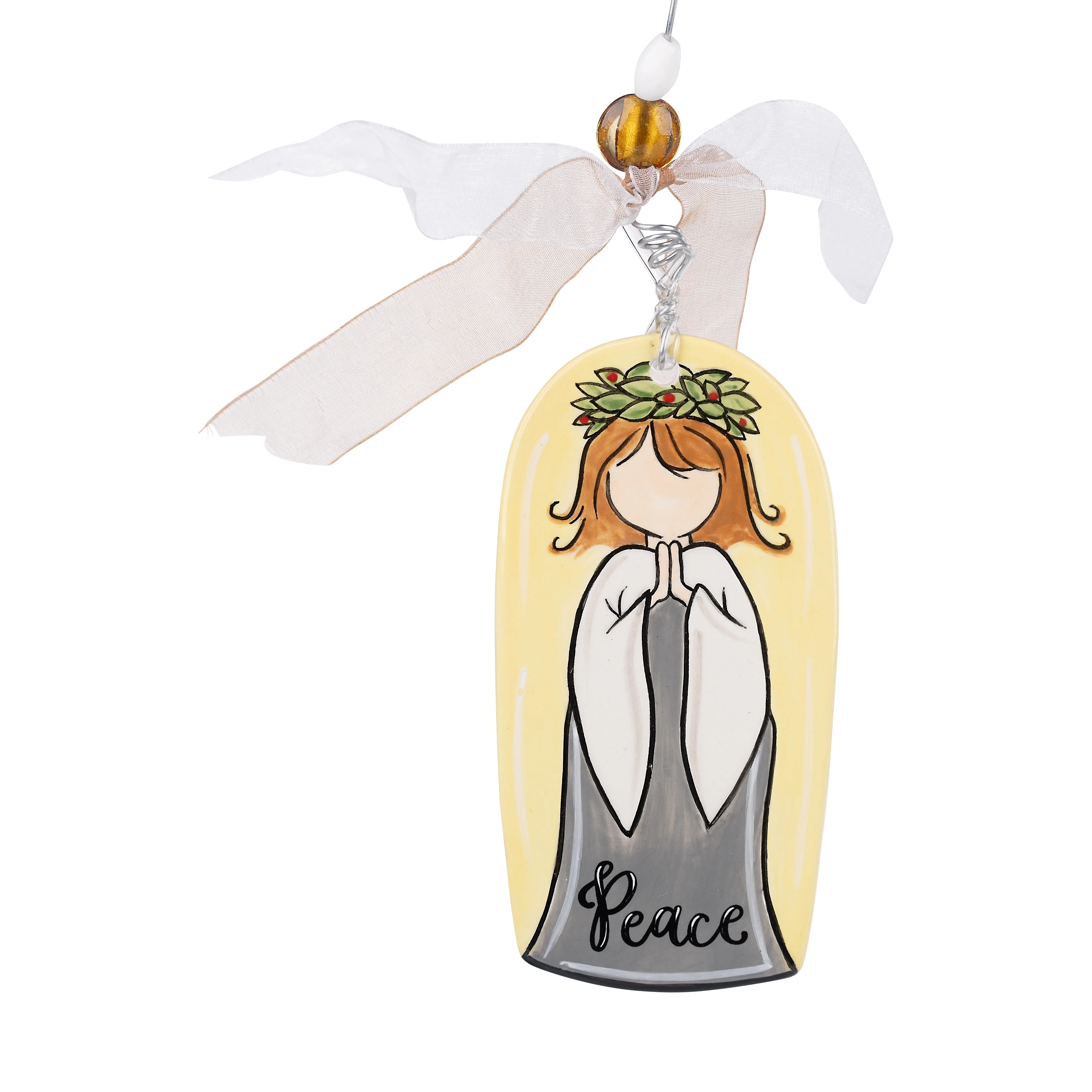 PEACE ANGEL FLAT ORNAMENT