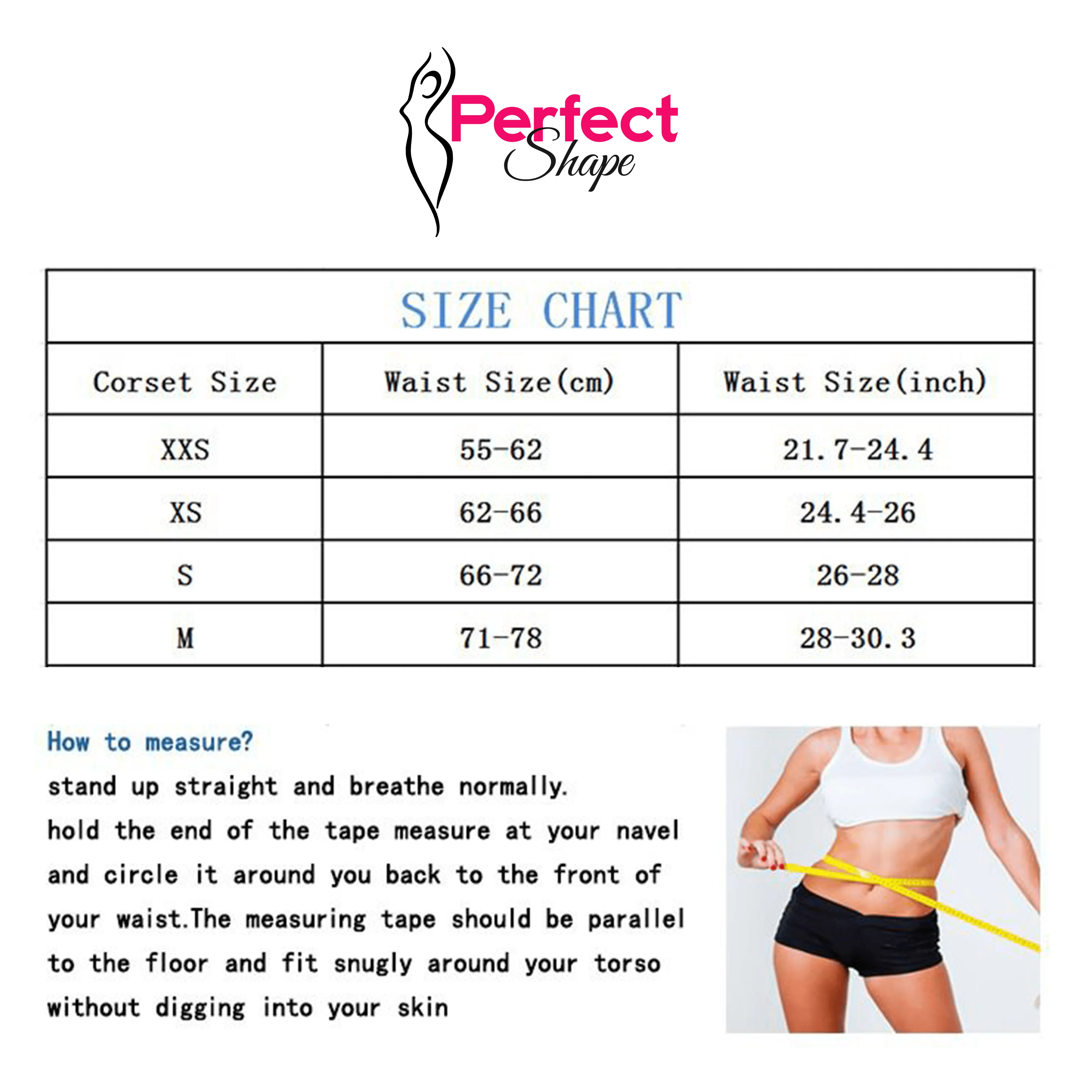 PerfectShape Short Torso Waist Trainer 3 Hook (Nude)