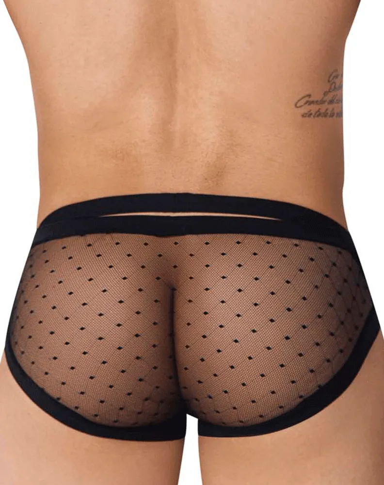 Pikante 1093 Oomph Mesh Briefs Black