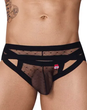 Pikante 1093 Oomph Mesh Briefs Black
