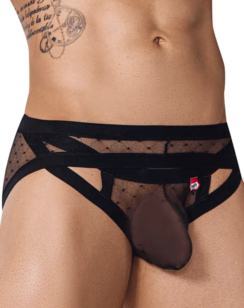 Pikante 1093 Oomph Mesh Briefs Black