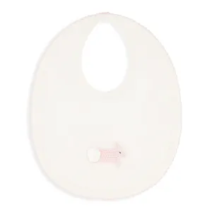 Pima & Terry Bib/Burp Set -- Rose Bunny