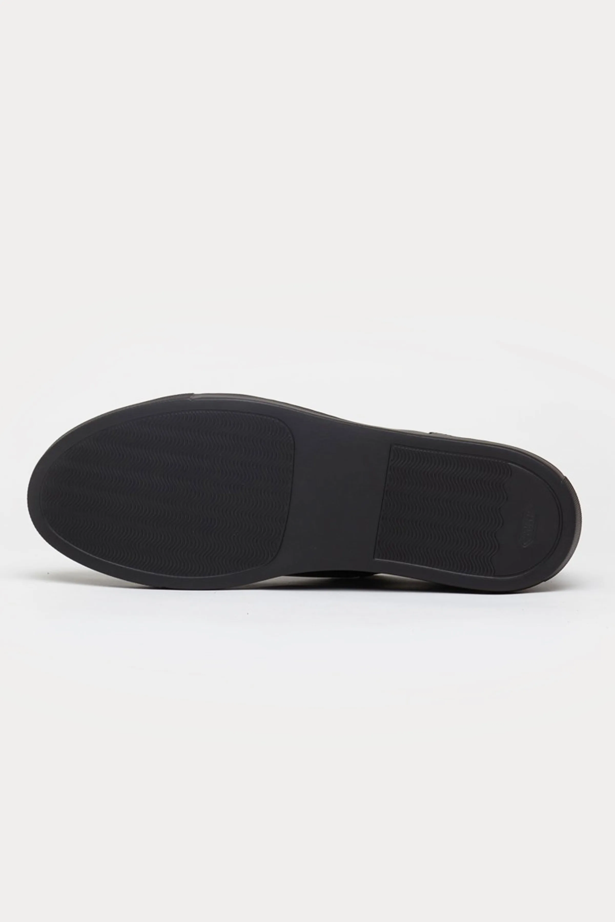 Pimlico Leather Smart Trainers in Navy