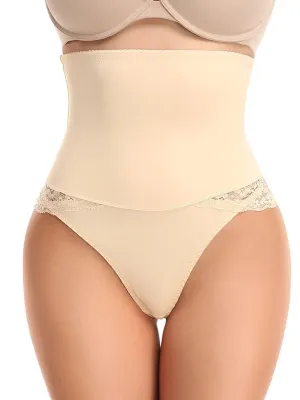 Plain High Waisted Shapewear Bottom MSS10016