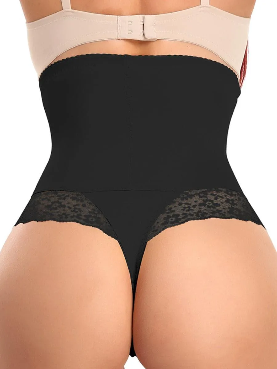 Plain High Waisted Shapewear Bottom MSS10016