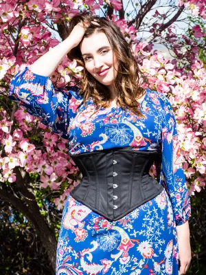 Plus Size Cotton Hourglass Curve Waspie Underbust Corset : CS-201