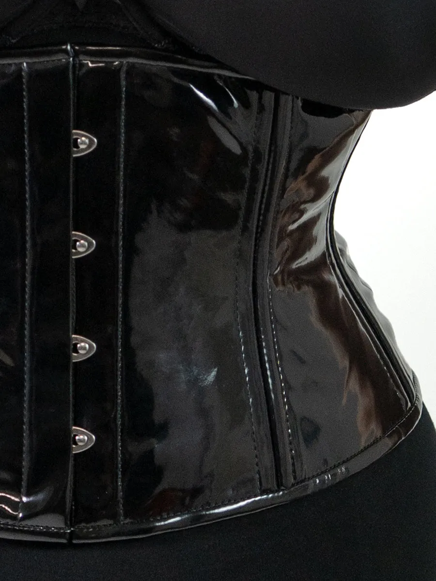 Plus Size PVC Romantic Curve Standard Underbust Corset : CS-411