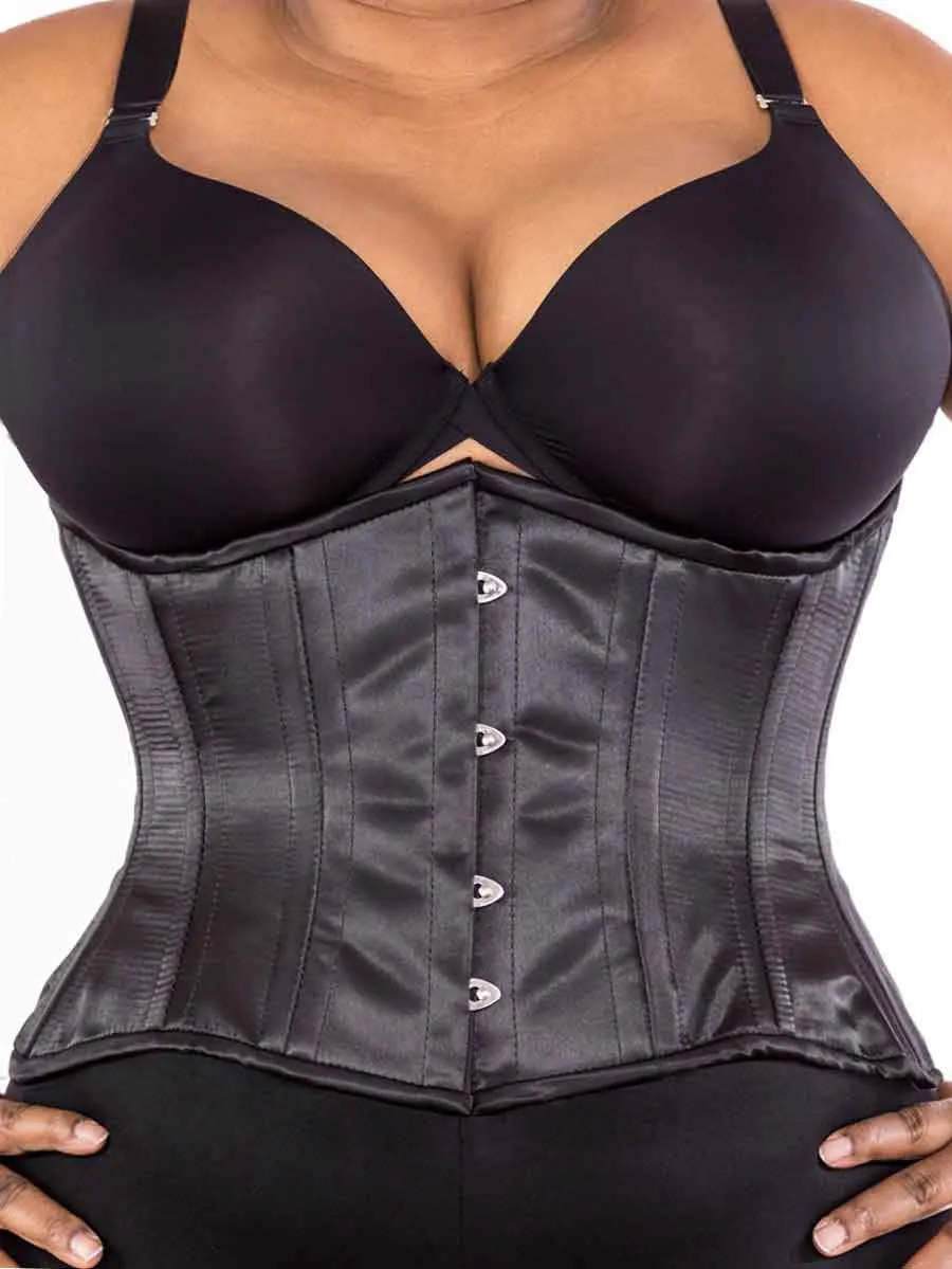 Plus Size Satin Hourglass Curve Standard Underbust Corset : CS-426