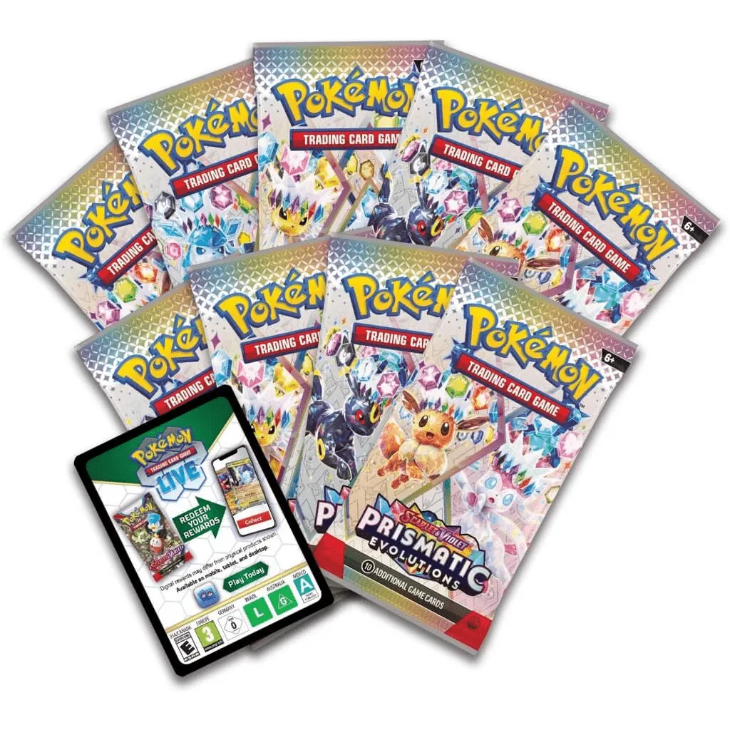 Pokemon Prismatic Evolutions Elite Trainer Box Pokémon Scarlet & Violet (1x Lot)