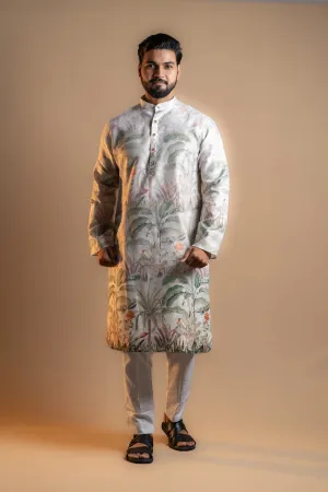 Printed Kurta Set for Men
