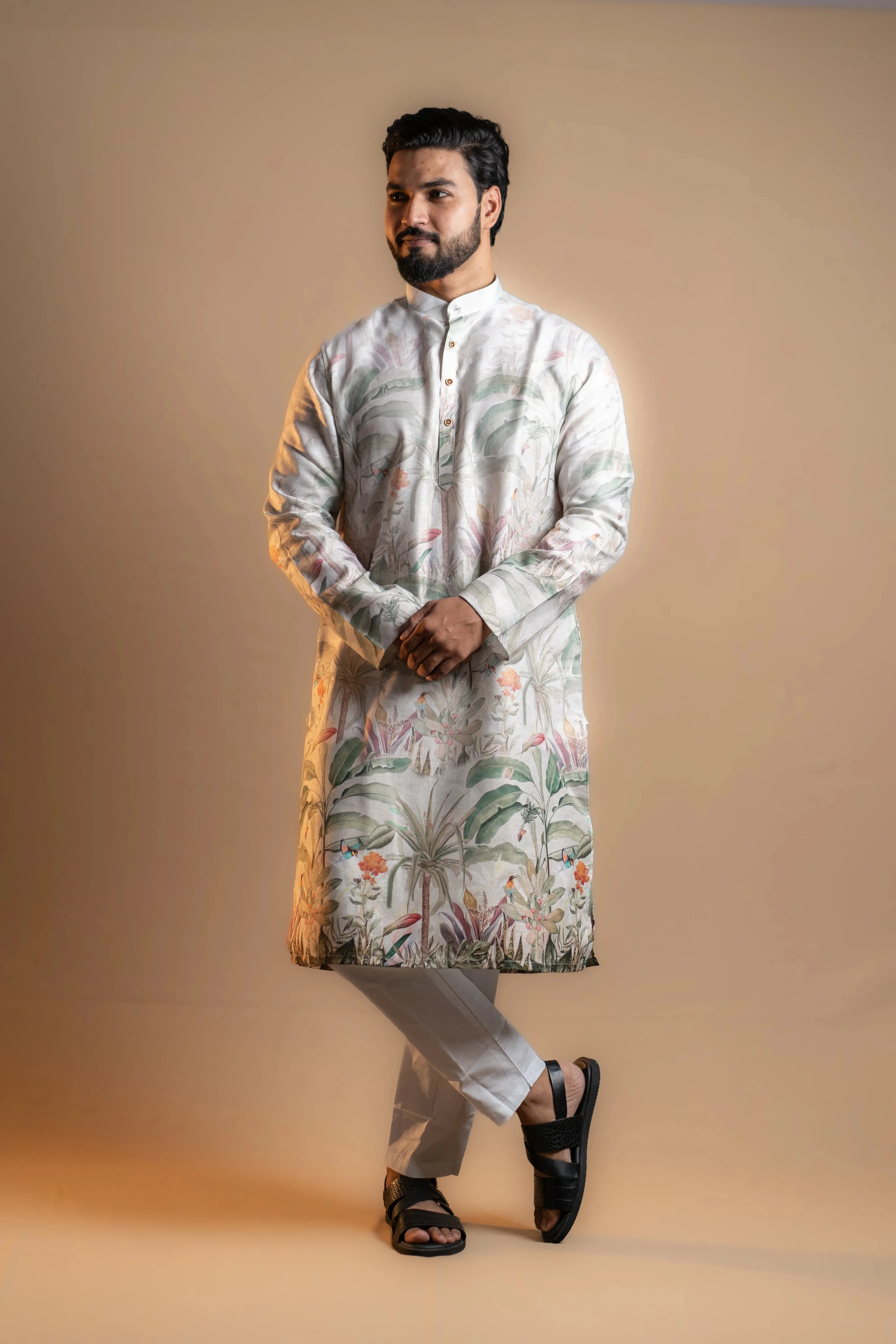 Printed Kurta Set for Men