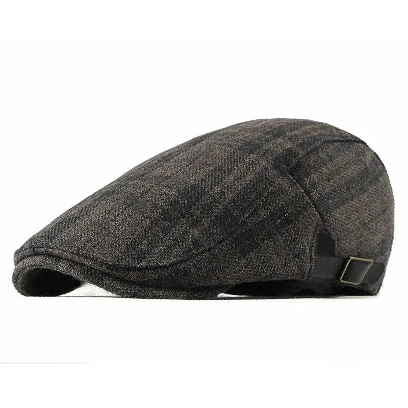 "Oczor" Wool Flat Cap