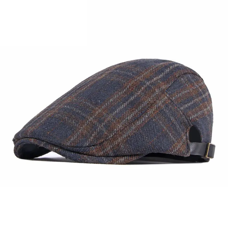 "Oczor" Wool Flat Cap