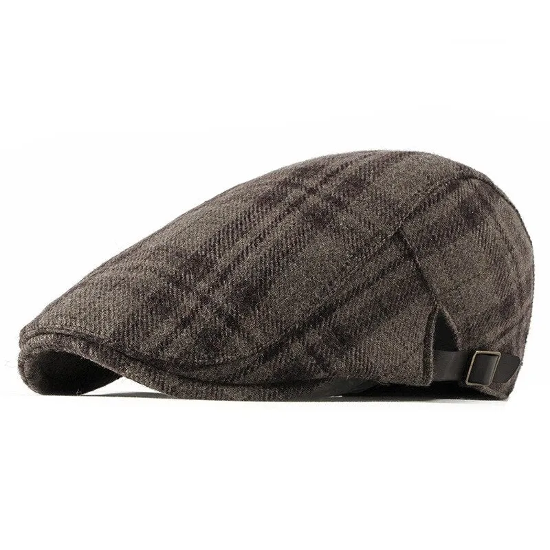 "Oczor" Wool Flat Cap
