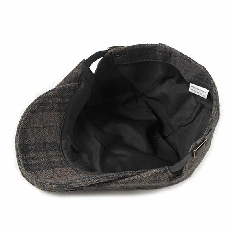 "Oczor" Wool Flat Cap