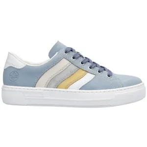 Rieker L8802-10 (Pastel) Ciel Weiss Ice Trainers