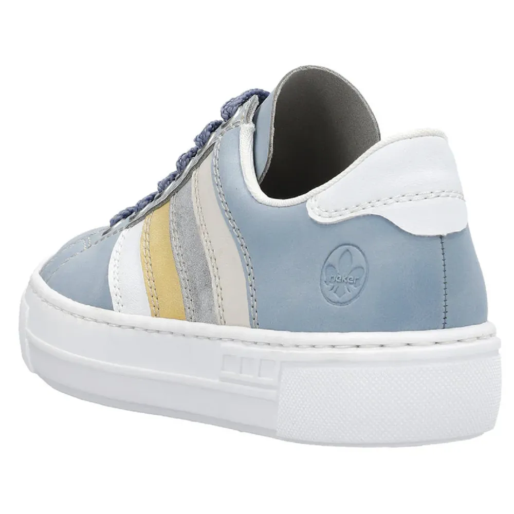 Rieker L8802-10 (Pastel) Ciel Weiss Ice Trainers