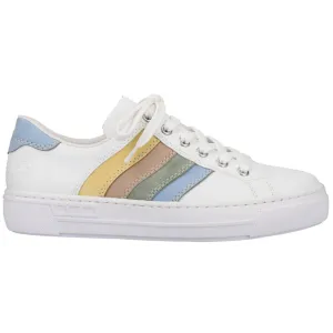 Rieker L8802-80 (Pastel) Ciel Weiss Mint  Trainers