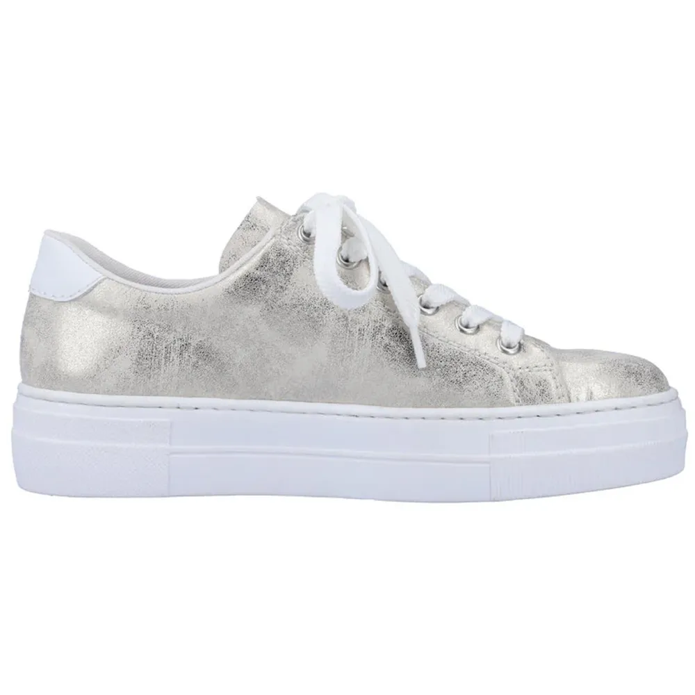 Rieker N49W1-90 (Sunflower)  Beige Gold Weiss Trainers