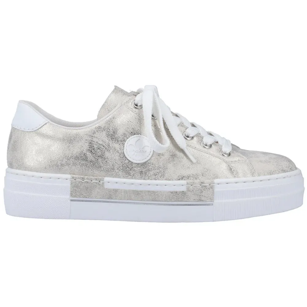 Rieker N49W1-90 (Sunflower)  Beige Gold Weiss Trainers