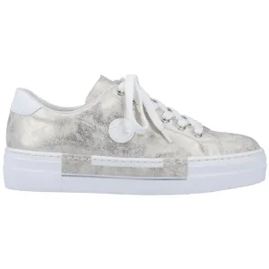 Rieker N49W1-90 (Sunflower)  Beige Gold Weiss Trainers