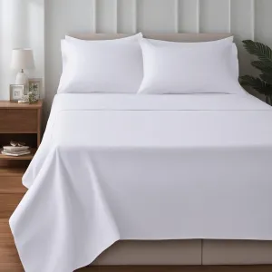 Roskilde Classic Cotton Percale Flat Sheet – 200 Thread Count