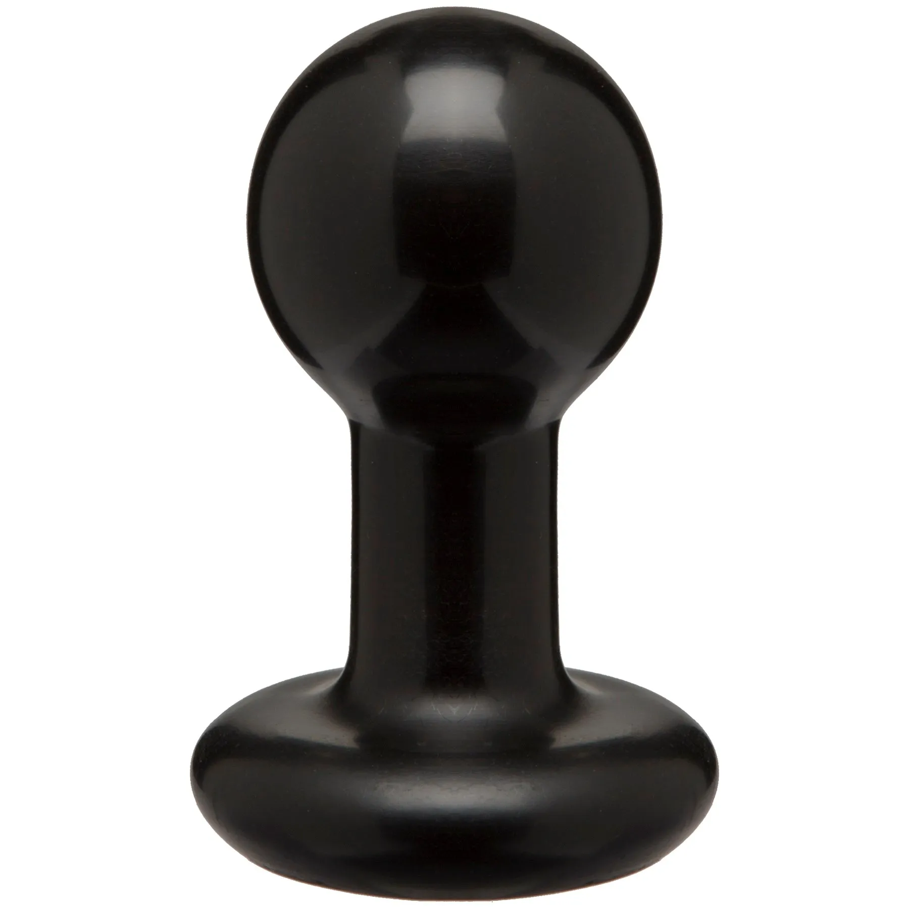 Round Butt Plug - Small - Black