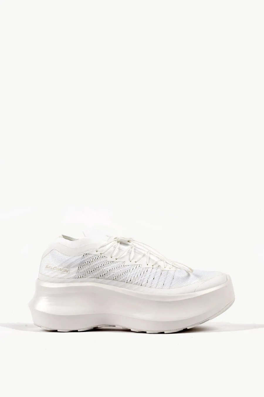 SALOMON X COMME DES GARCONS PULSAR PLATFORM WHITE