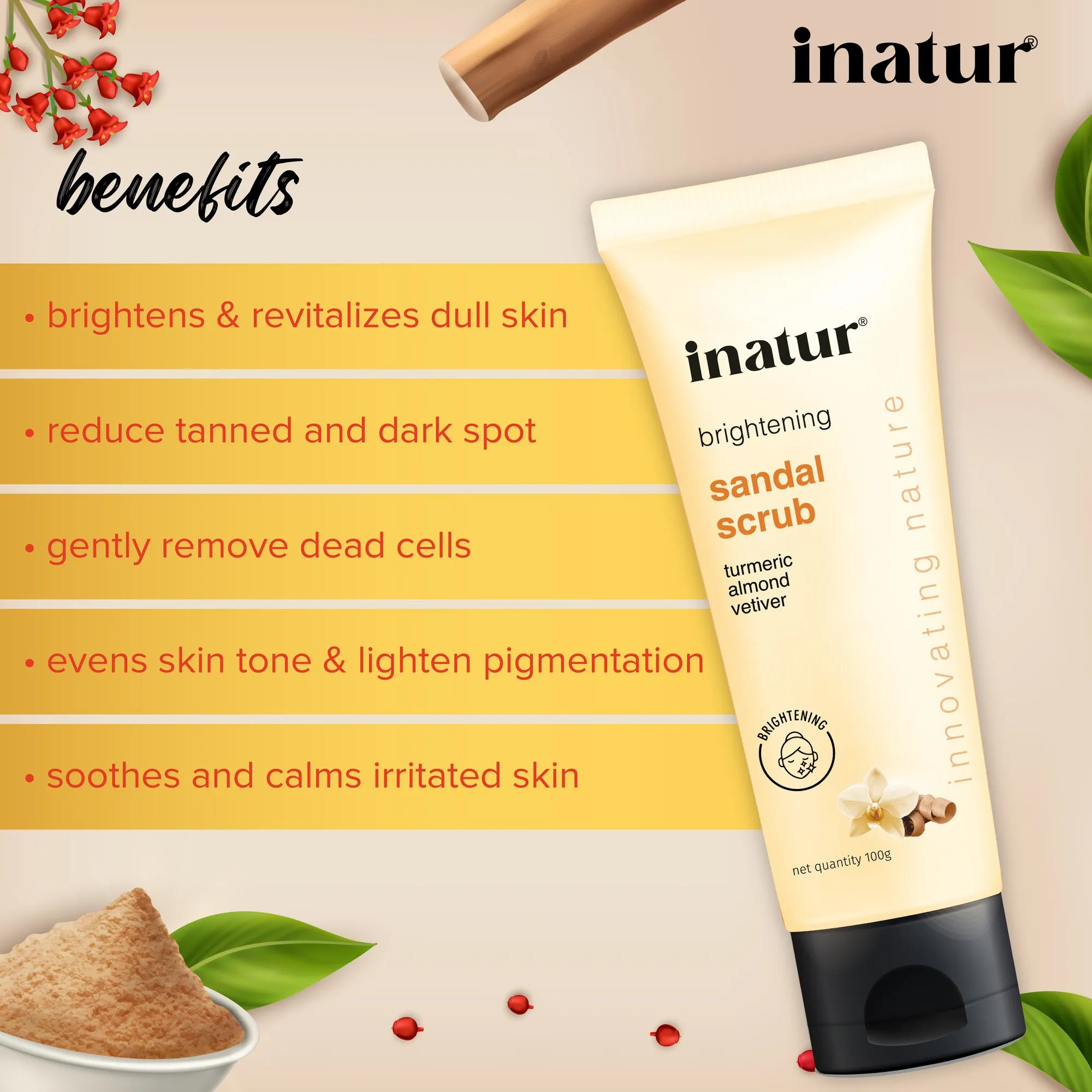 Sandal Scrub - 100g
