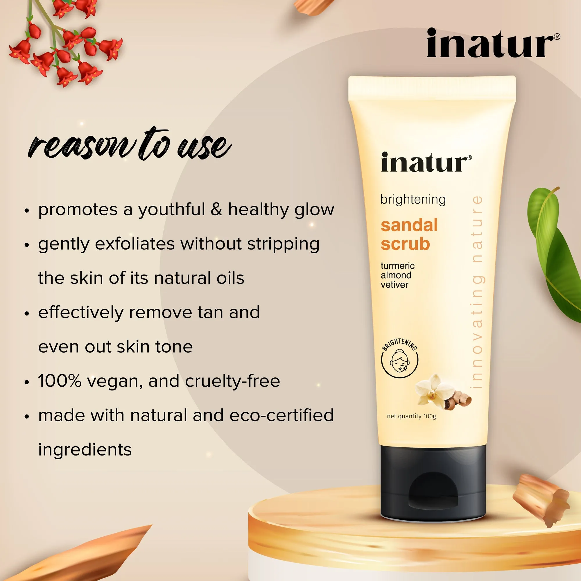 Sandal Scrub - 100g