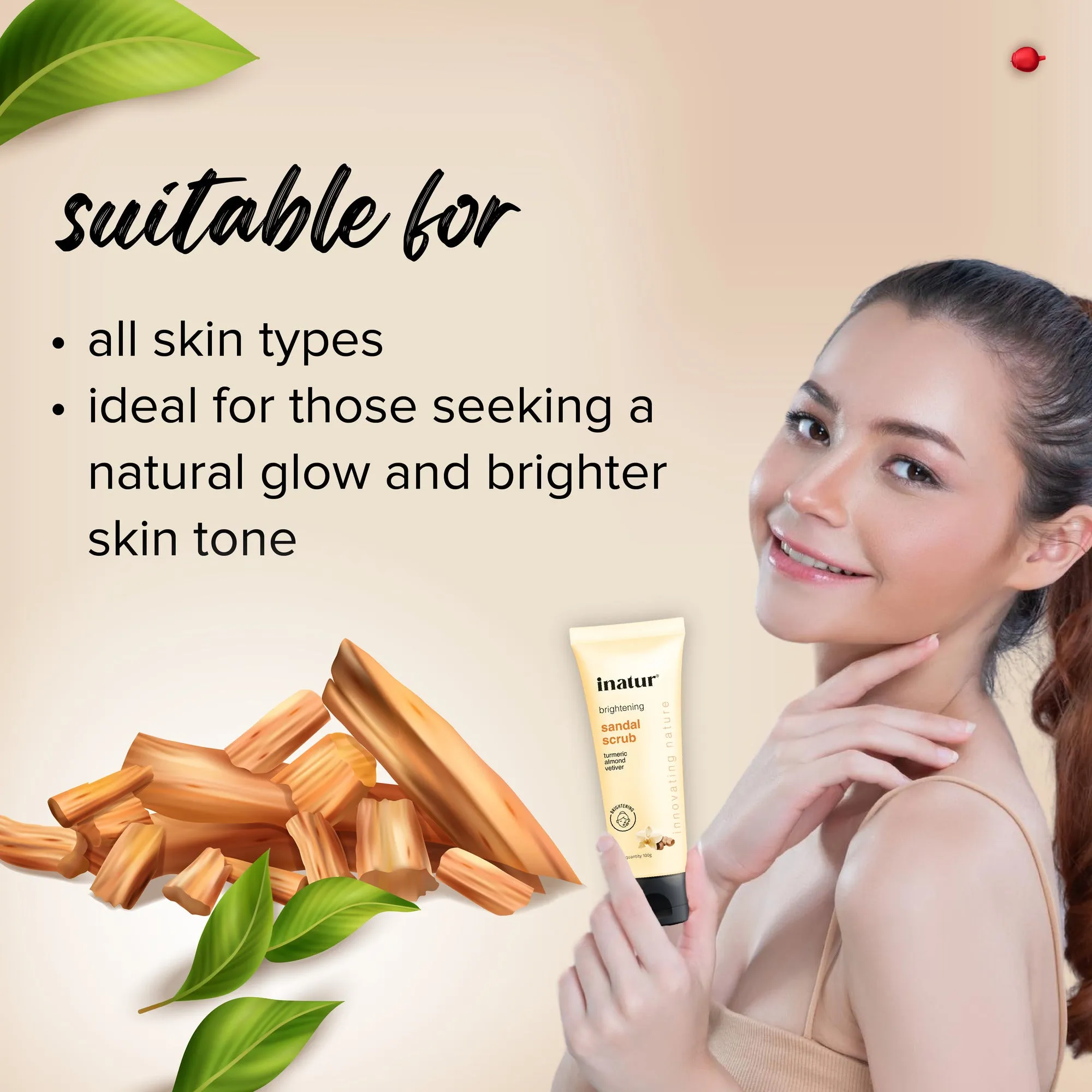 Sandal Scrub - 100g