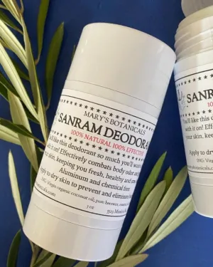 Sanram Natural Deodorant  2.5 oz