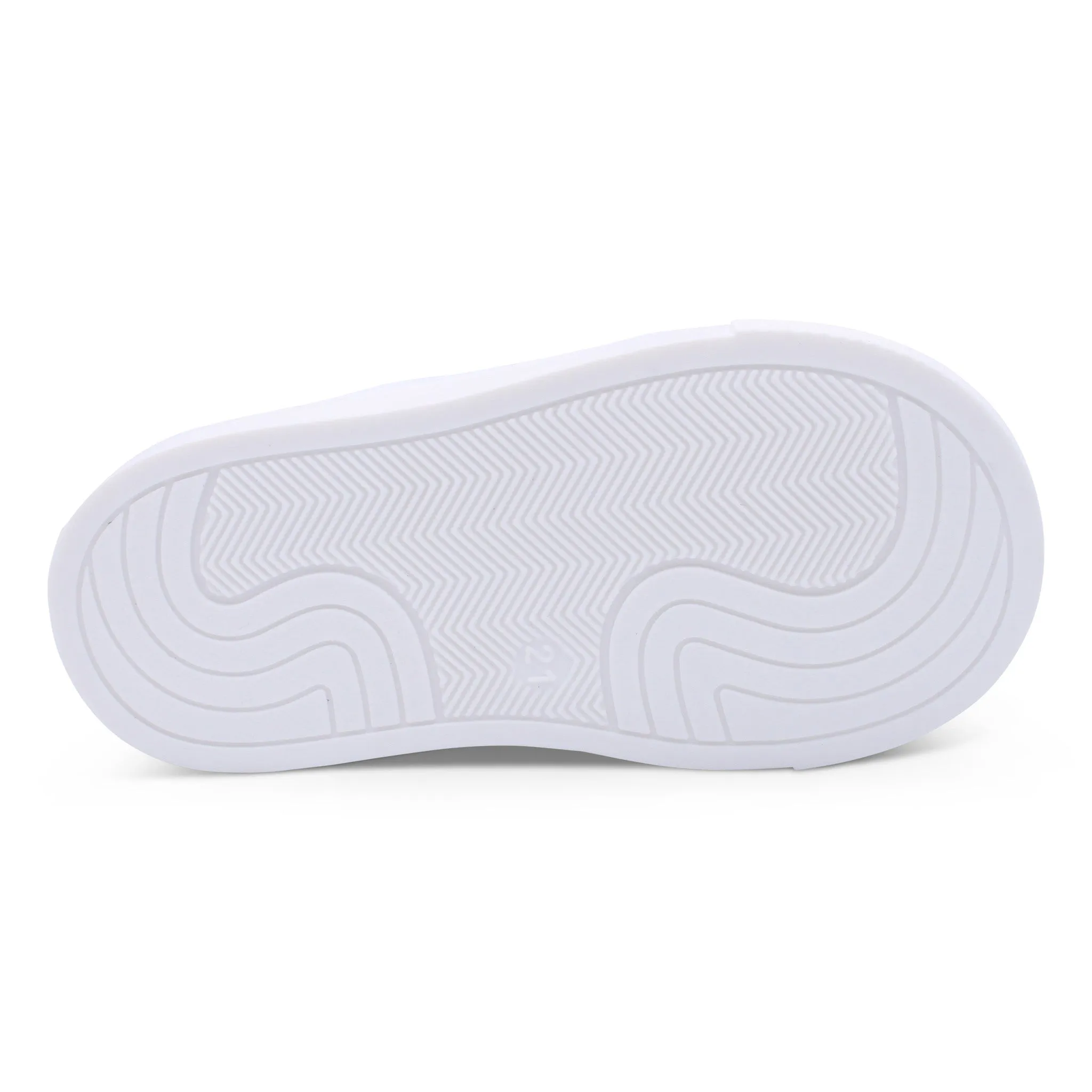 'Santiago' Boys Light Grey Leather Trainers