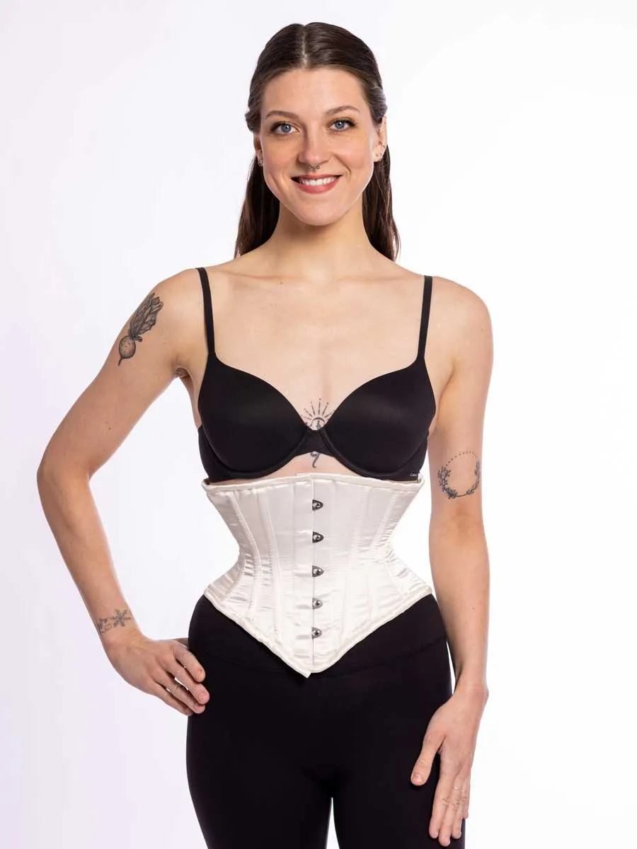 Satin Hourglass Curve Waspie Underbust Corset : CS-201