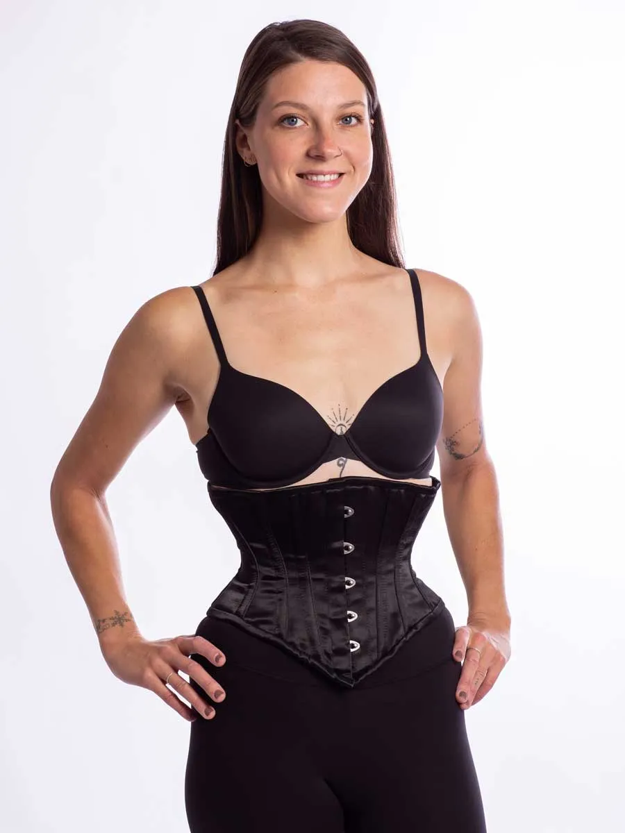 Satin Hourglass Curve Waspie Underbust Corset : CS-201