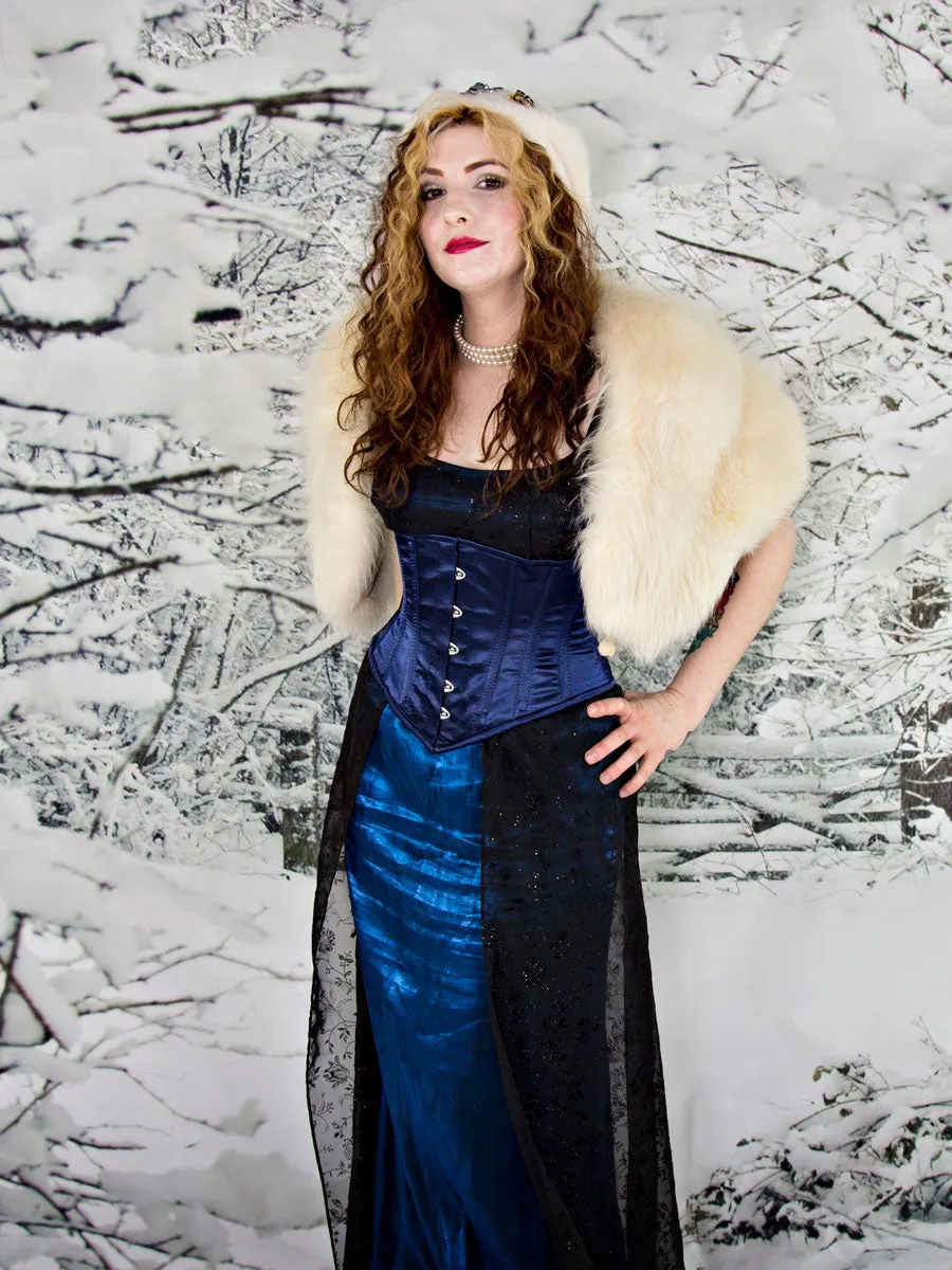 Satin Hourglass Curve Waspie Underbust Corset : CS-201