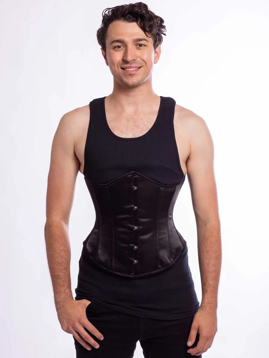 Satin Romantic Curve Longline Underbust Corset : CS-345