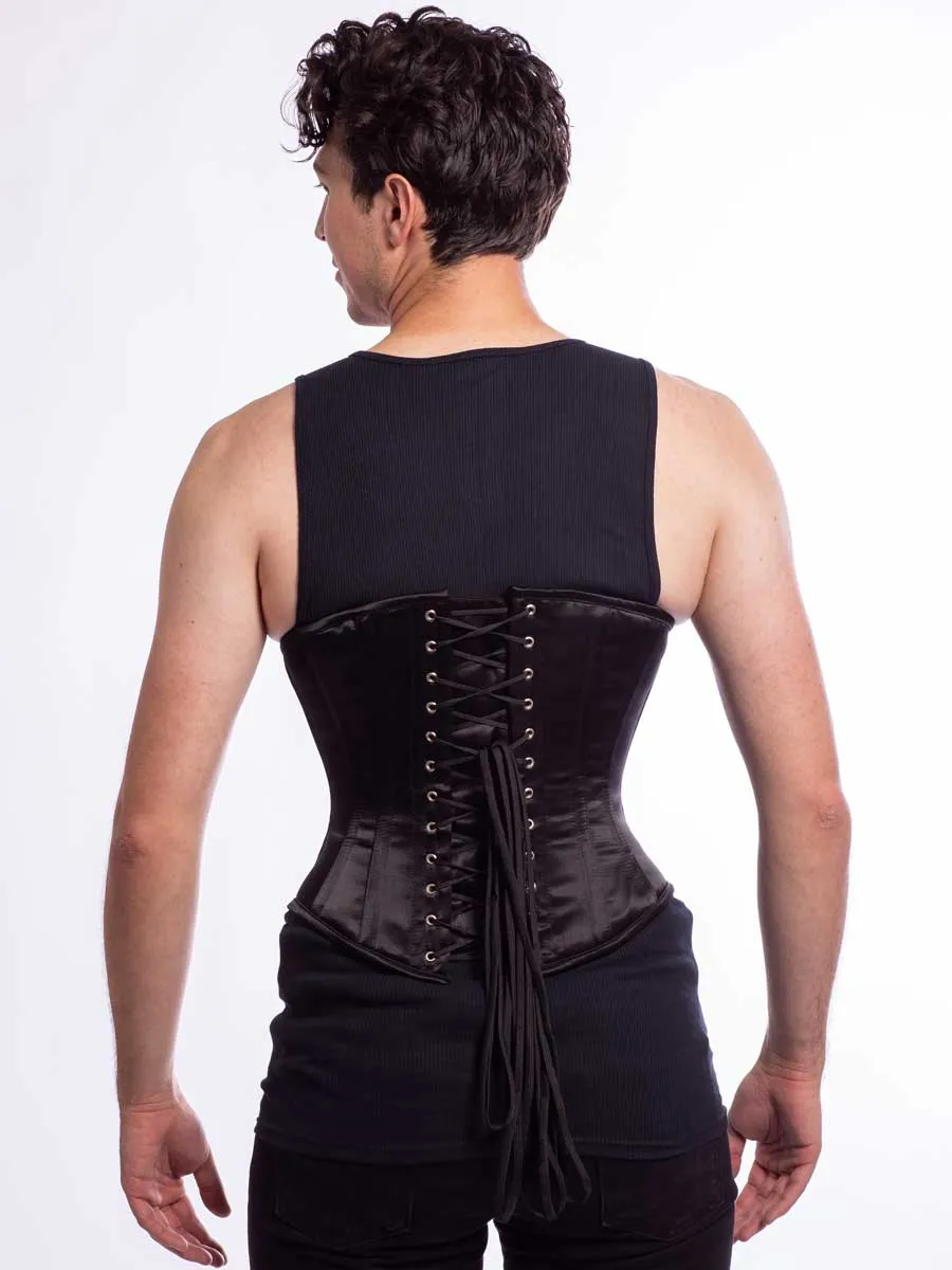 Satin Romantic Curve Longline Underbust Corset : CS-345