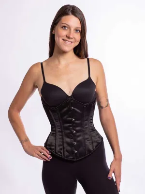Satin Romantic Curve Longline Underbust Corset : CS-345