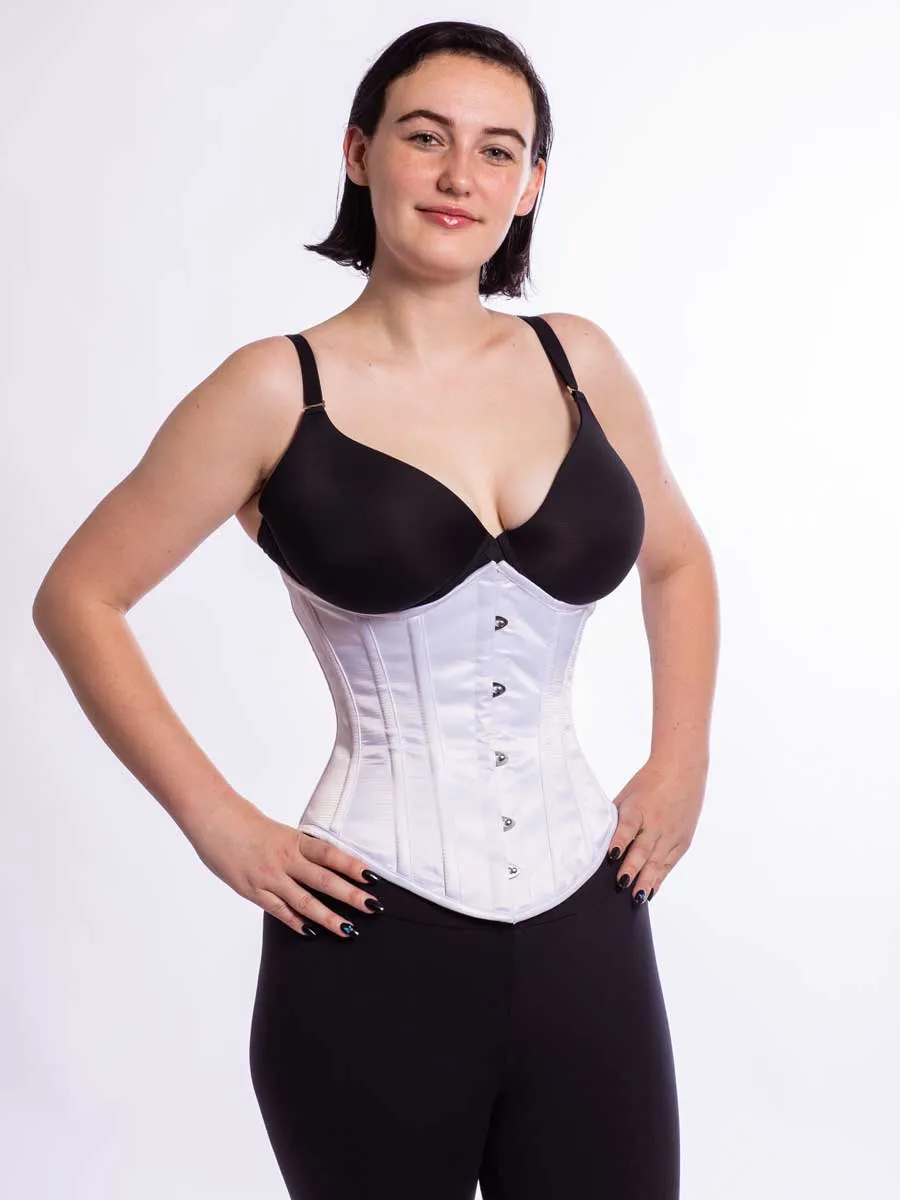 Satin Romantic Curve Longline Underbust Corset : CS-345