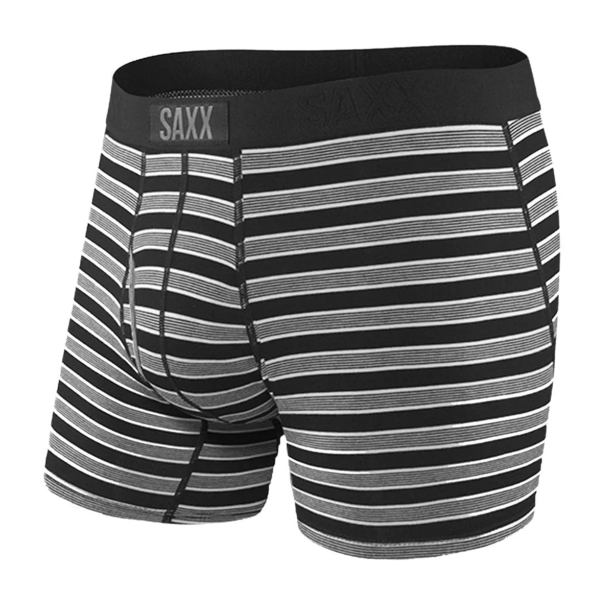Saxx Ultra Boxers - Black Crew Stripe