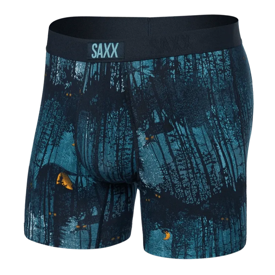 Saxx Vibe Boxers - Forest Walk - Dark Ink