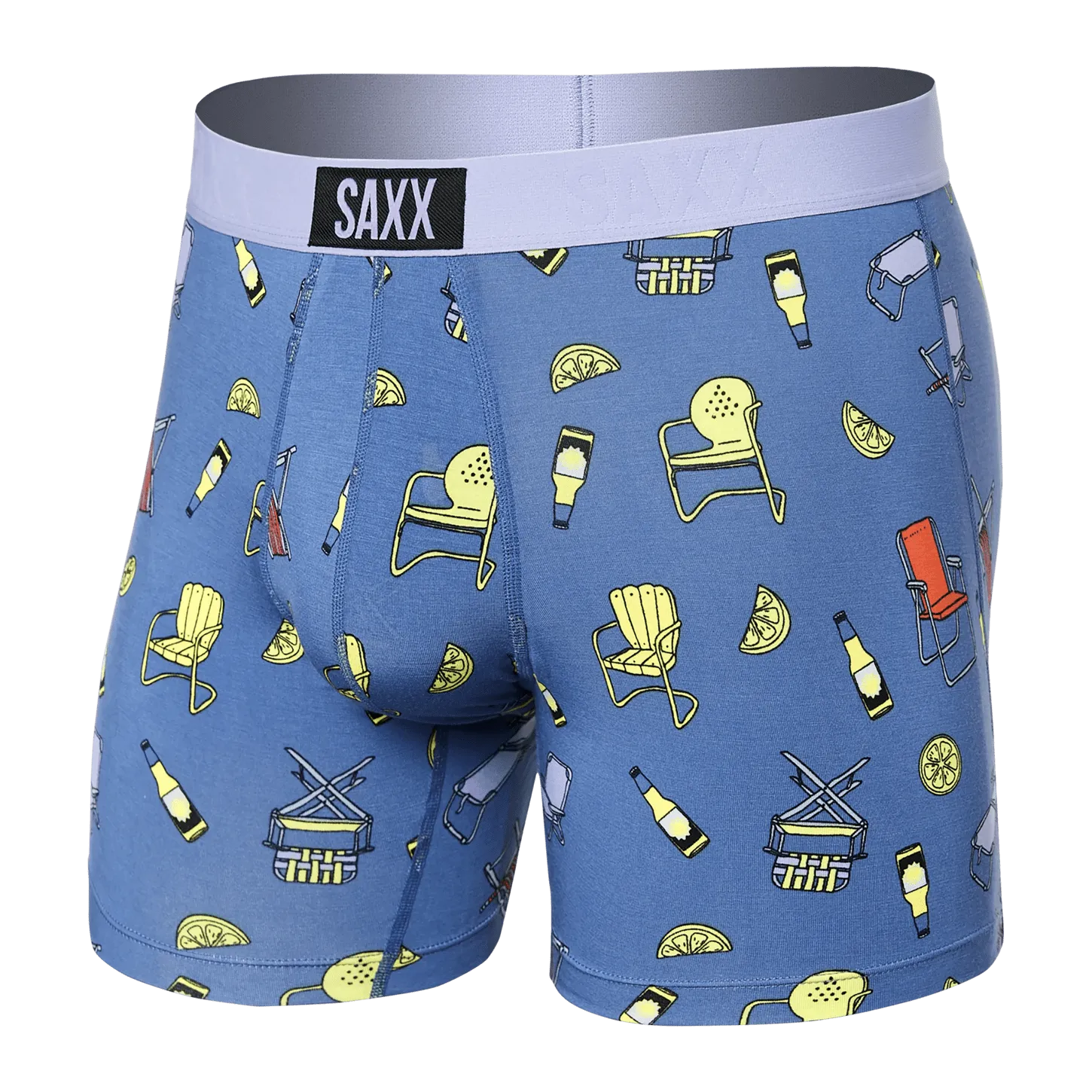 Saxx Vibe Boxers - Lawnchairs & Limes