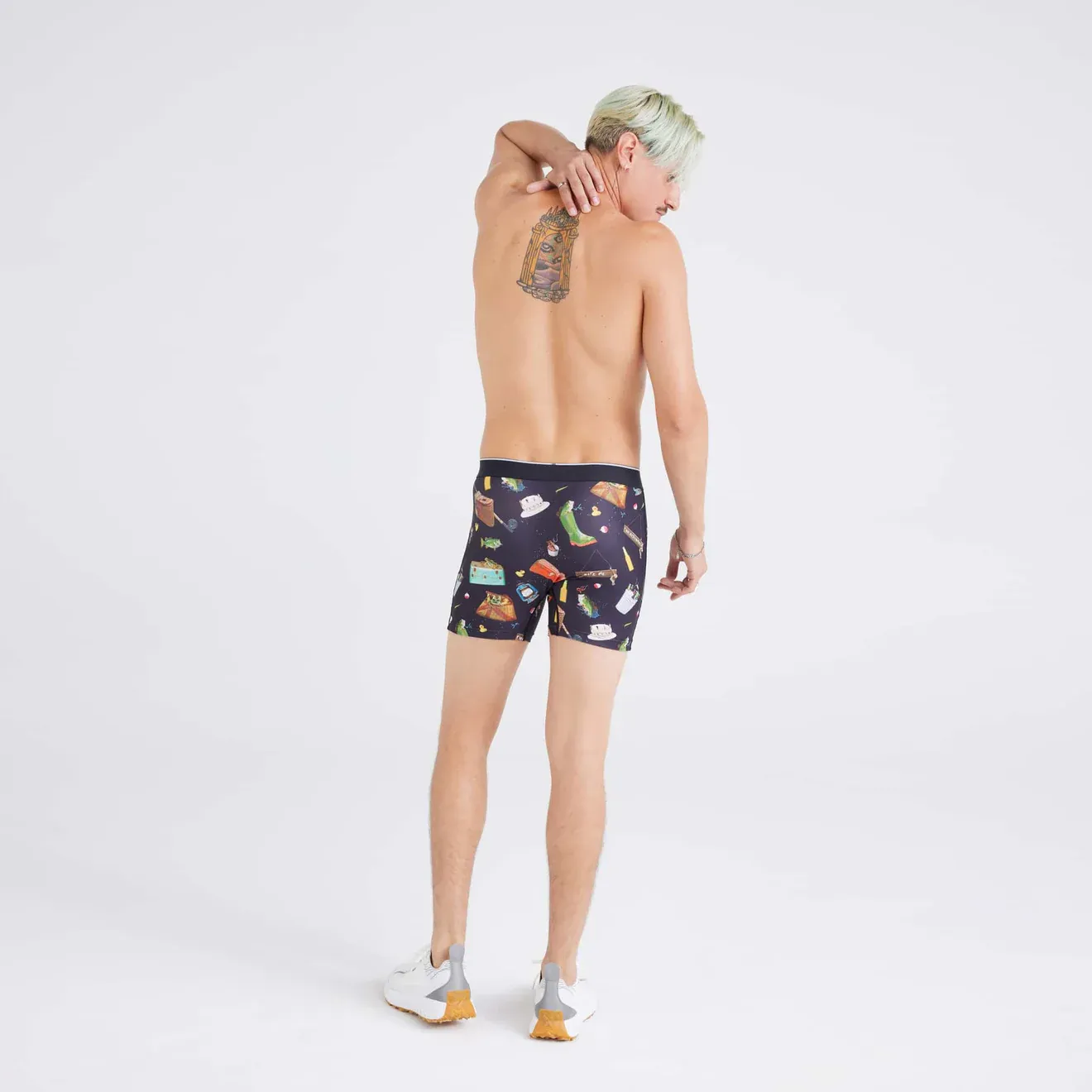 Saxx Volt Underwear - Catch Phrases-Black