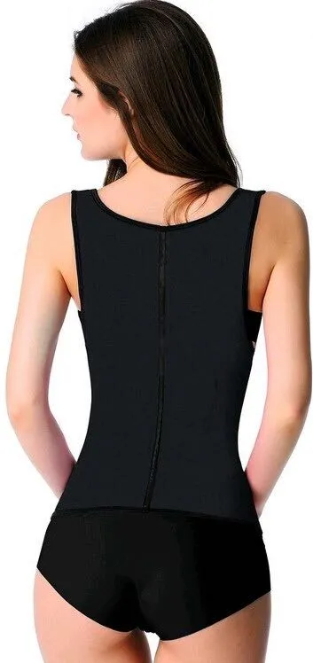 Shapewear Vest Celebrity Waist Trainer- black
