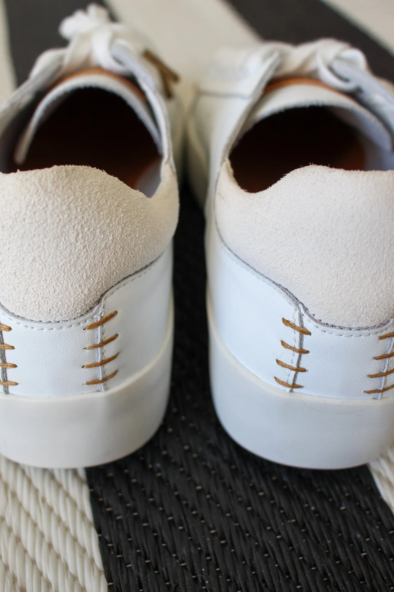 Shauna Leather Sneaker • White